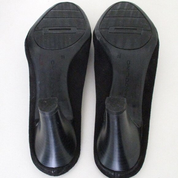 Bandolino "Fulltime" Womens Black Suede Slide w/3" Heel - Size 6.5M - Picture 9 of 9